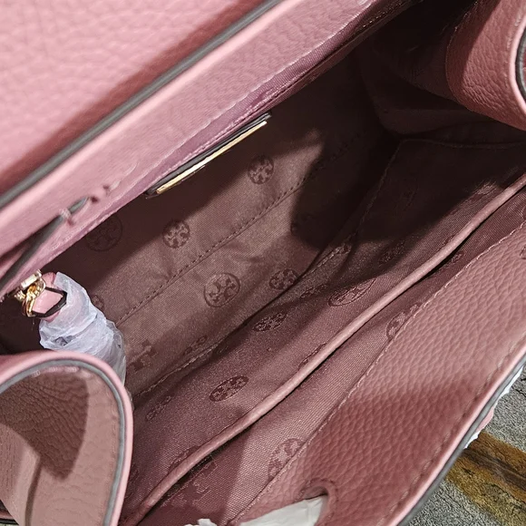 Tory Burch Pink Leather Backpack with Tassel NWT - Picture 16 of 16